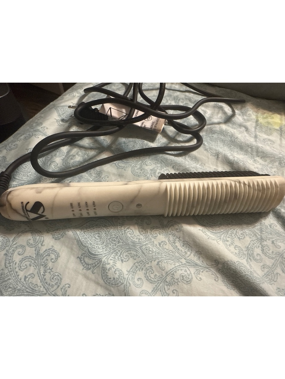 SA Straight Ahead Electric Hair Straightening Brush